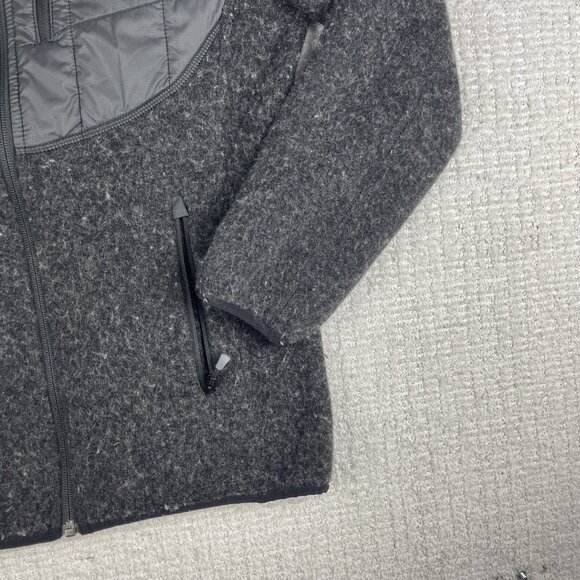 Outdoor Research Women's M Vashon Hybrid Full-Zip Jacket Black Wool Blend - Picture 5 of 16